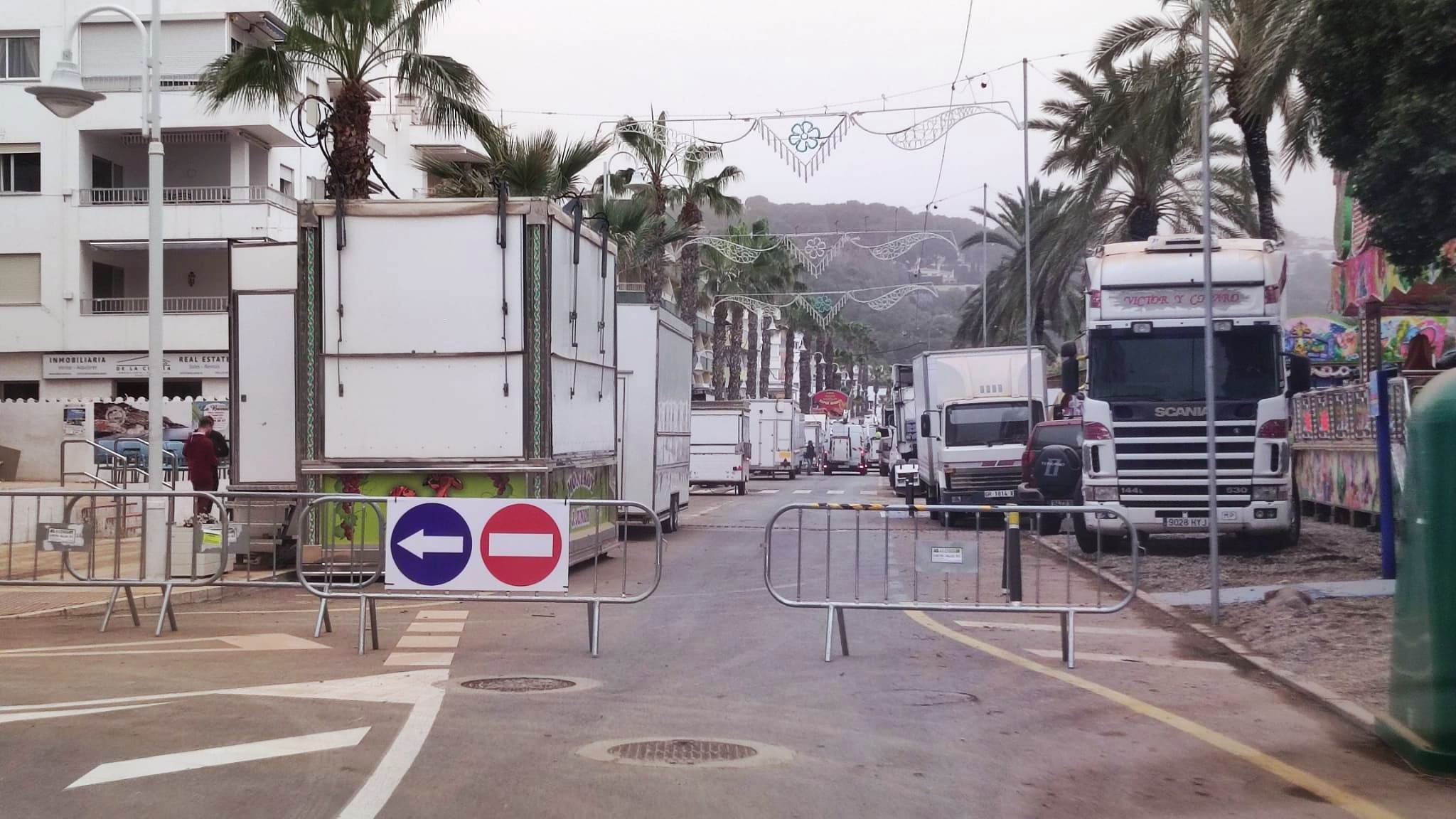 La Herradura habilita los desvos en el trfico por la instalacin del Ferial